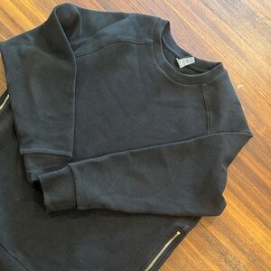 Varley ribbed tunic style sweatshirt with zip - medium